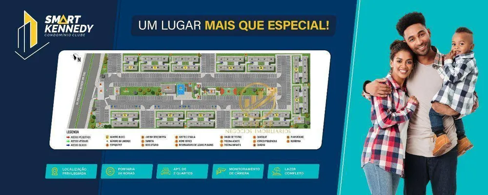 Apartamento, 2 quartos, 44 m² - Foto 1