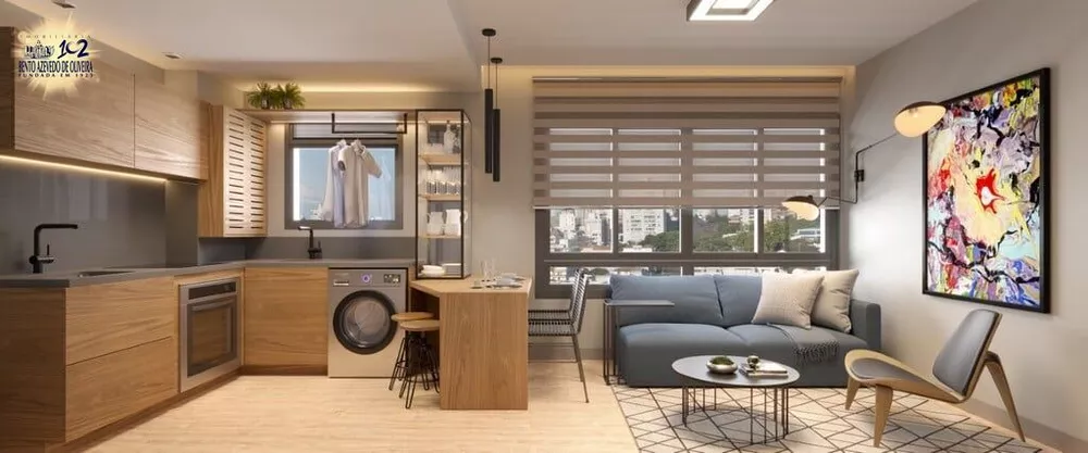 Apartamento, 1 quarto, 34 m² - Foto 2