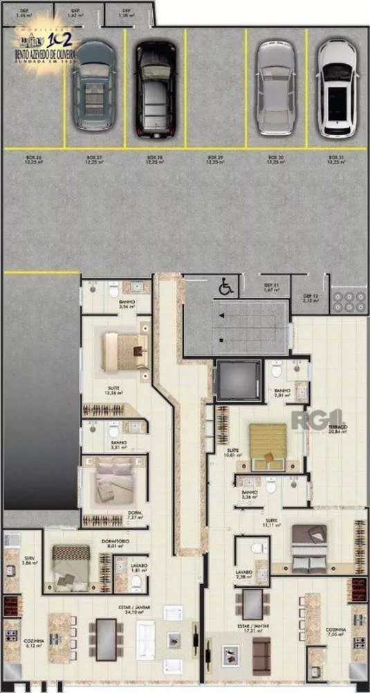 Apartamento, 2 quartos, 88 m² - Foto 3