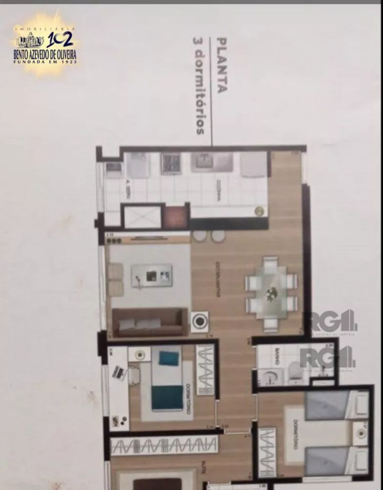 Apartamento, 3 quartos, 70 m² - Foto 2