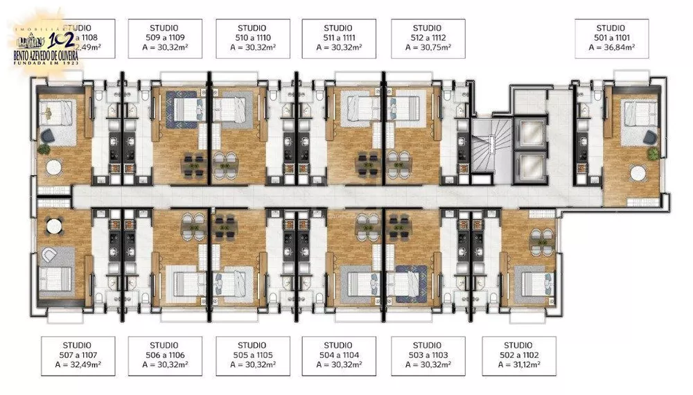 Apartamento, 1 quarto, 31 m² - Foto 5