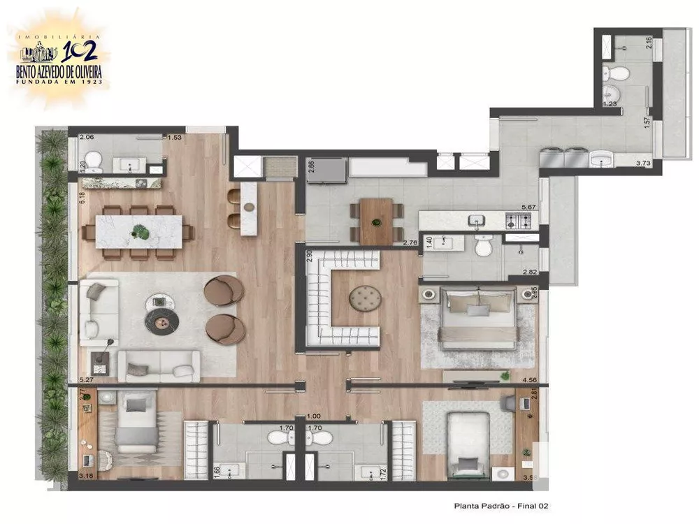Apartamento, 3 quartos, 143 m² - Foto 7