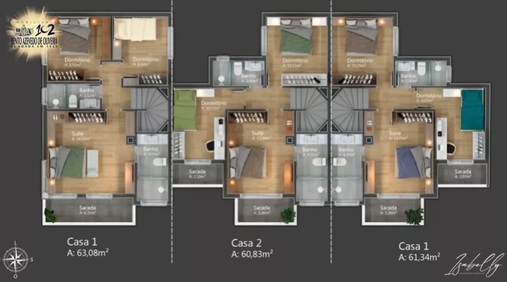 Casa, 3 quartos, 121 m² - Foto 6
