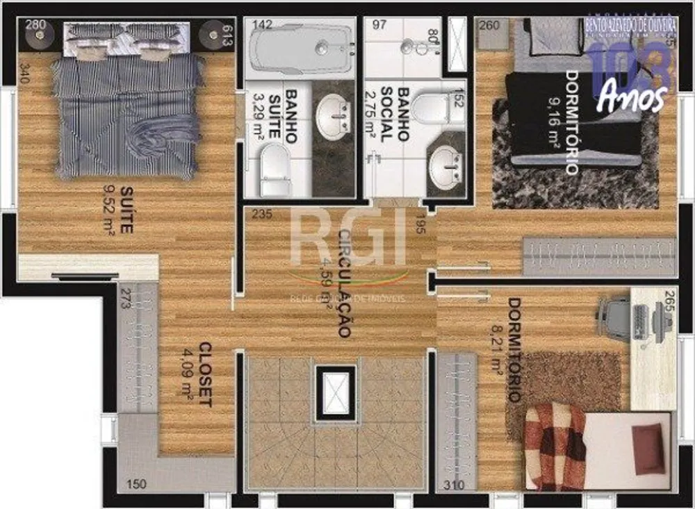 Casa de Condomínio, 4 quartos - Foto 3