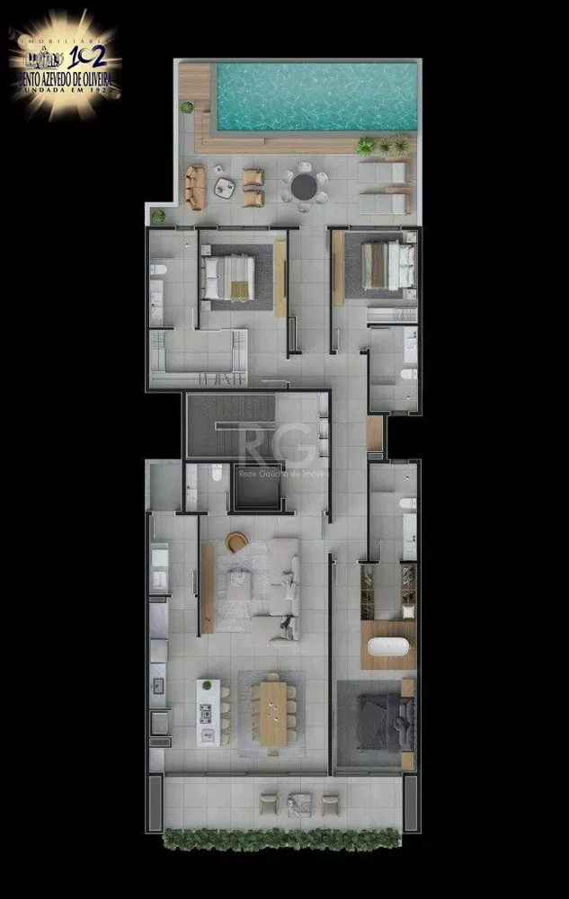 Apartamento, 2 quartos, 363 m² - Foto 1