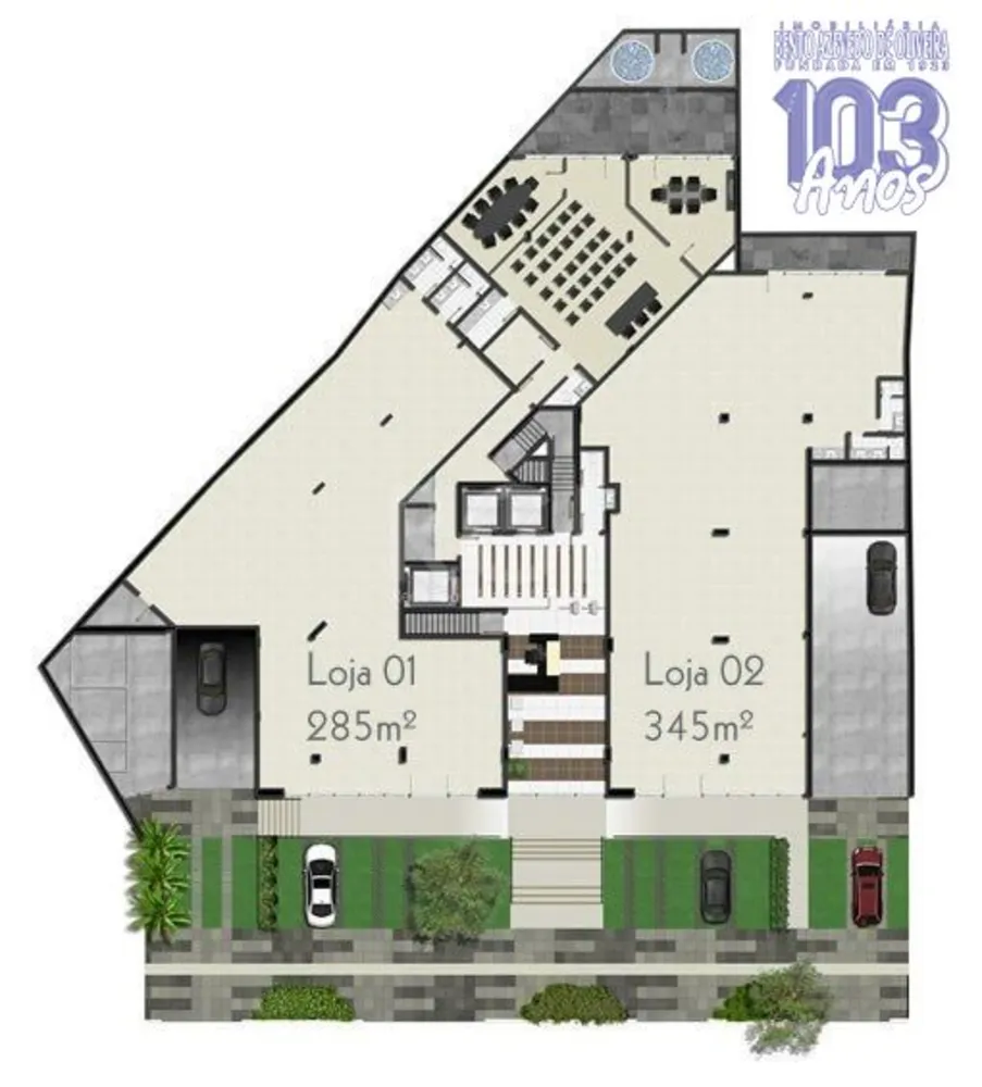 Loja-Salão, 345 m² - Foto 1