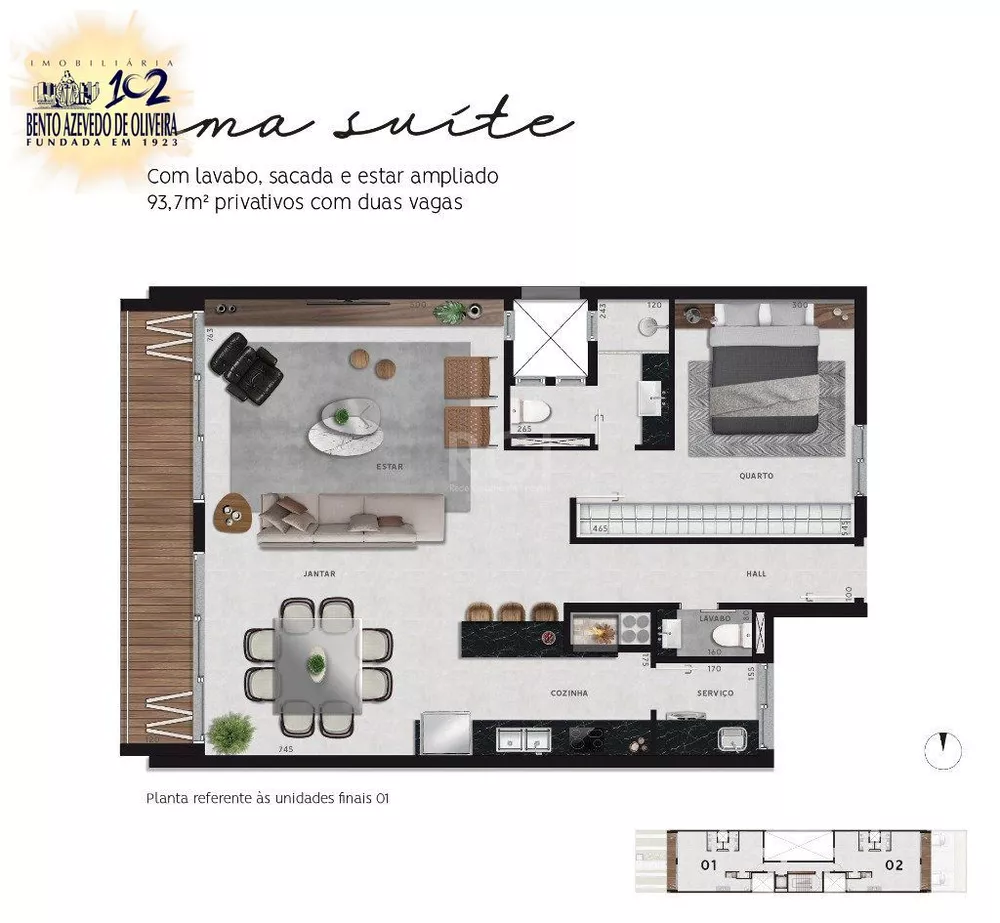Apartamento, 2 quartos, 93 m² - Foto 3