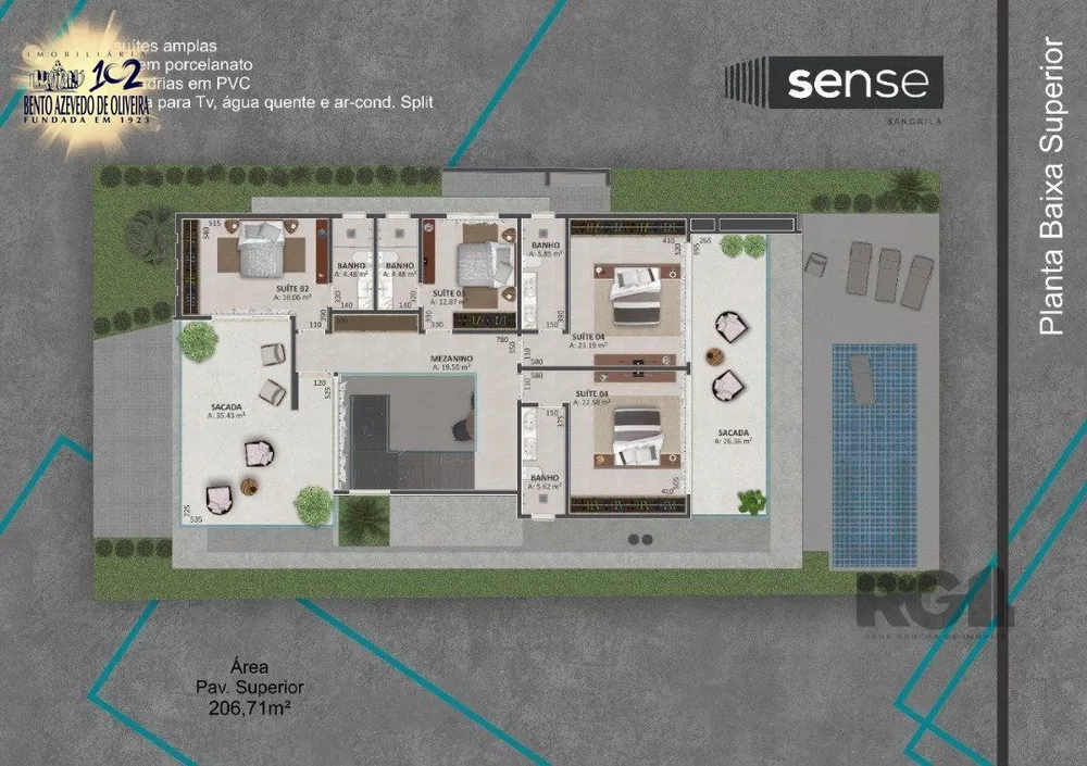 Casa de Condomínio, 5 quartos - Foto 4