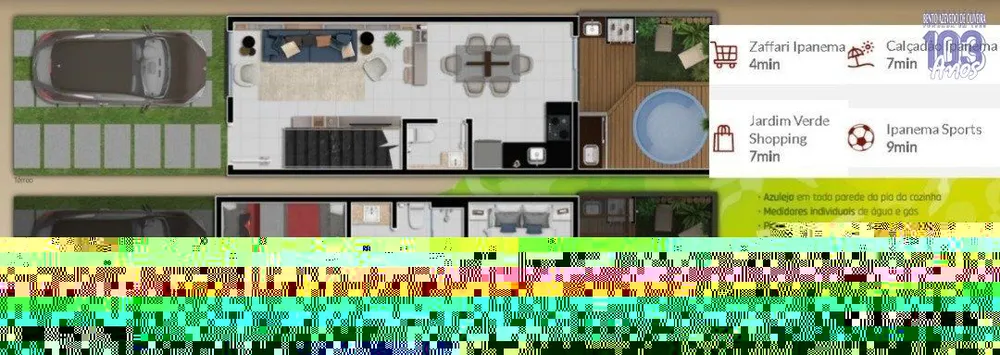 Sobrado, 3 quartos, 179 m² - Foto 1