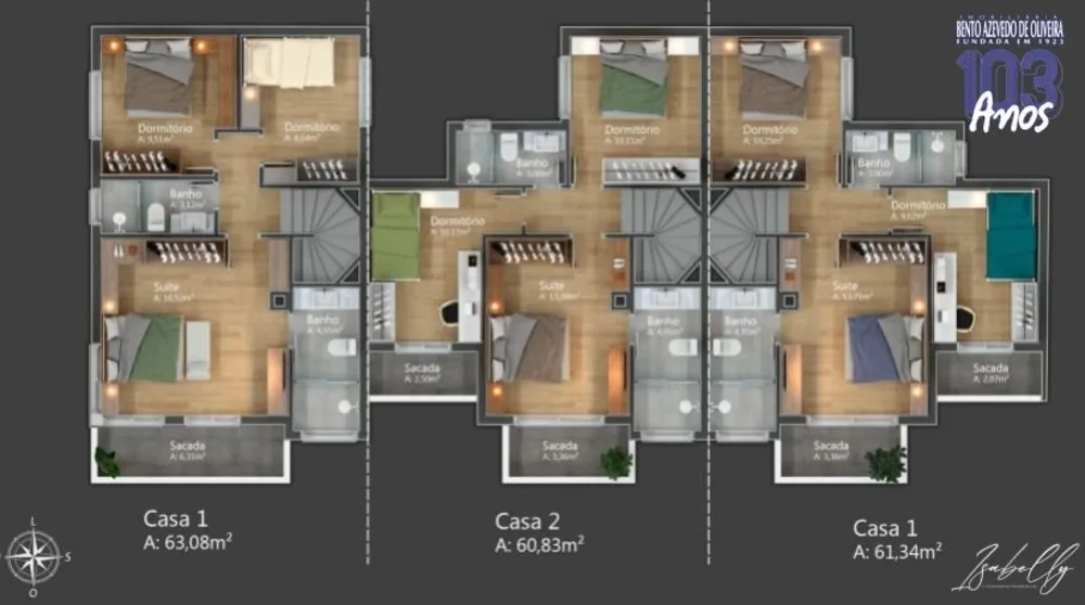 Casa, 3 quartos, 126 m² - Foto 5