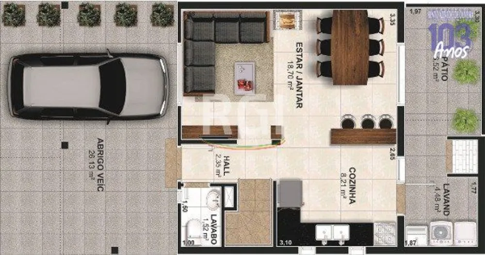 Casa, 2 quartos, 172 m² - Foto 7