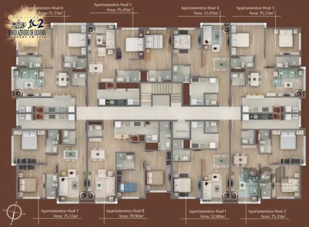 Apartamento, 2 quartos, 78 m² - Foto 1