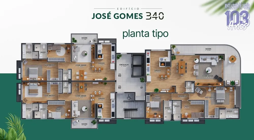 Apartamento, 3 quartos, 171 m² - Foto 7