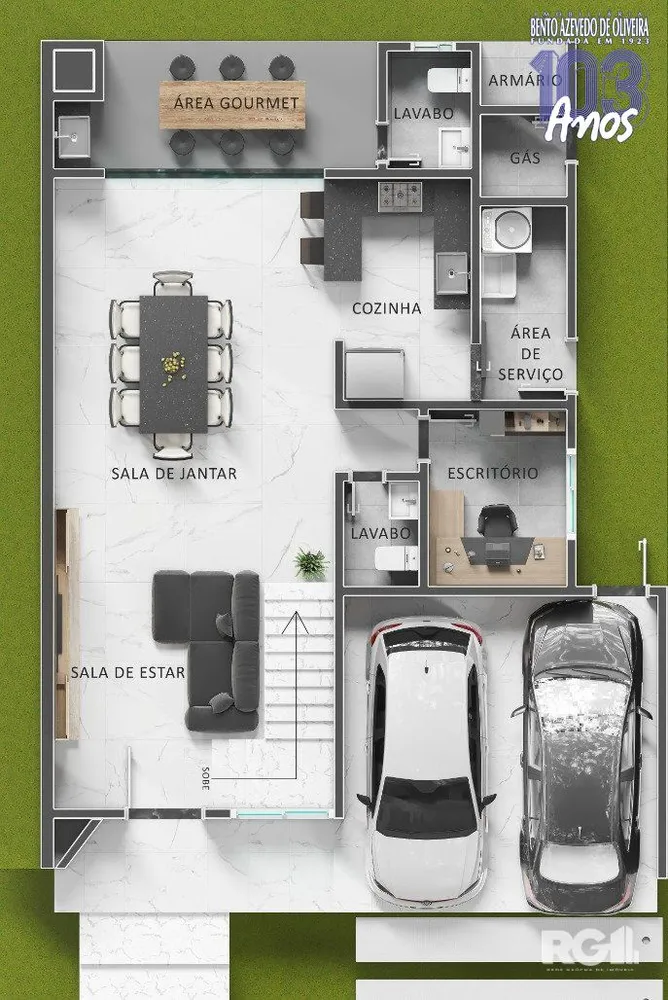 Casa de Condomínio, 3 quartos - Foto 2