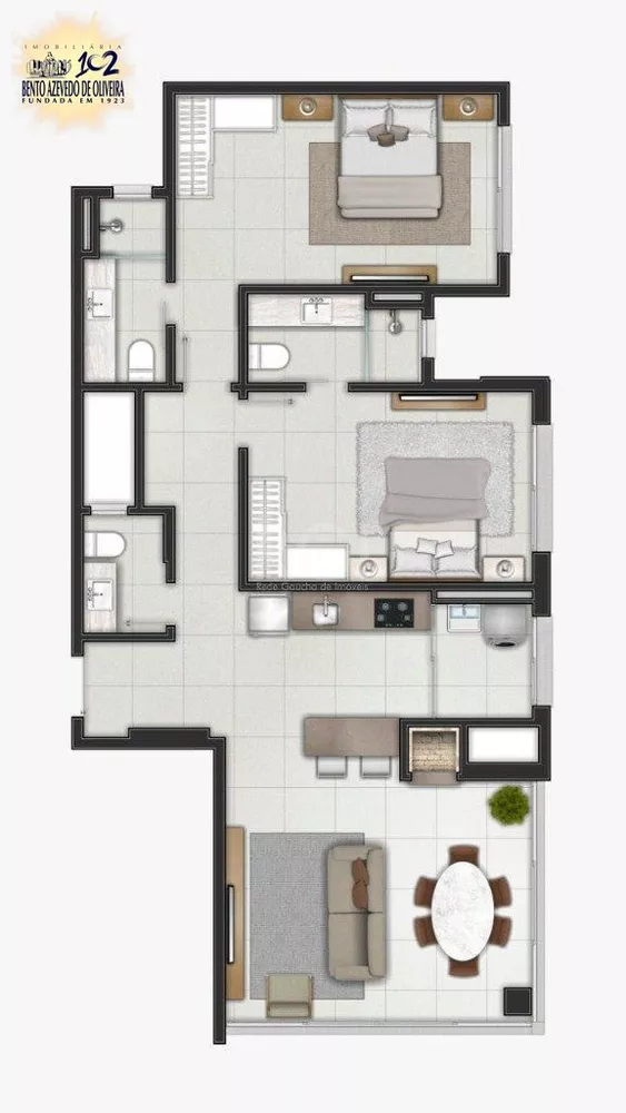 Apartamento, 2 quartos, 94 m² - Foto 4