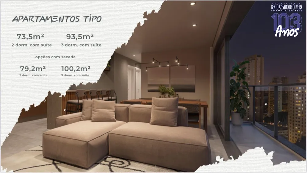 Apartamento, 3 quartos, 100 m² - Foto 1