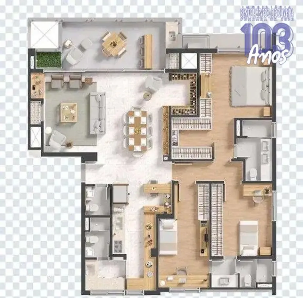 Apartamento, 3 quartos, 141 m² - Foto 7