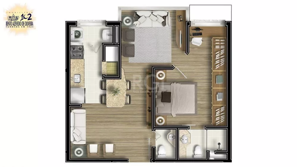 Apartamento, 1 quarto, 45 m² - Foto 7