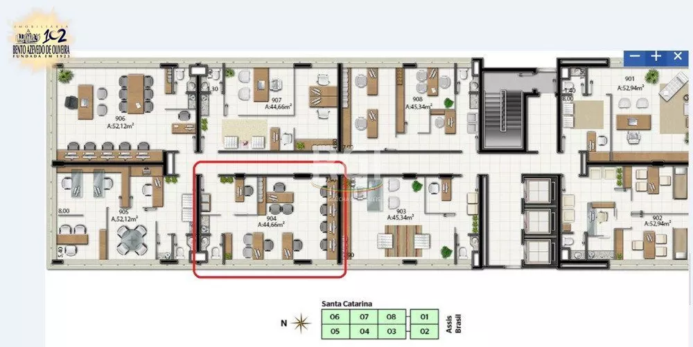 Sala-Conjunto, 44 m² - Foto 2