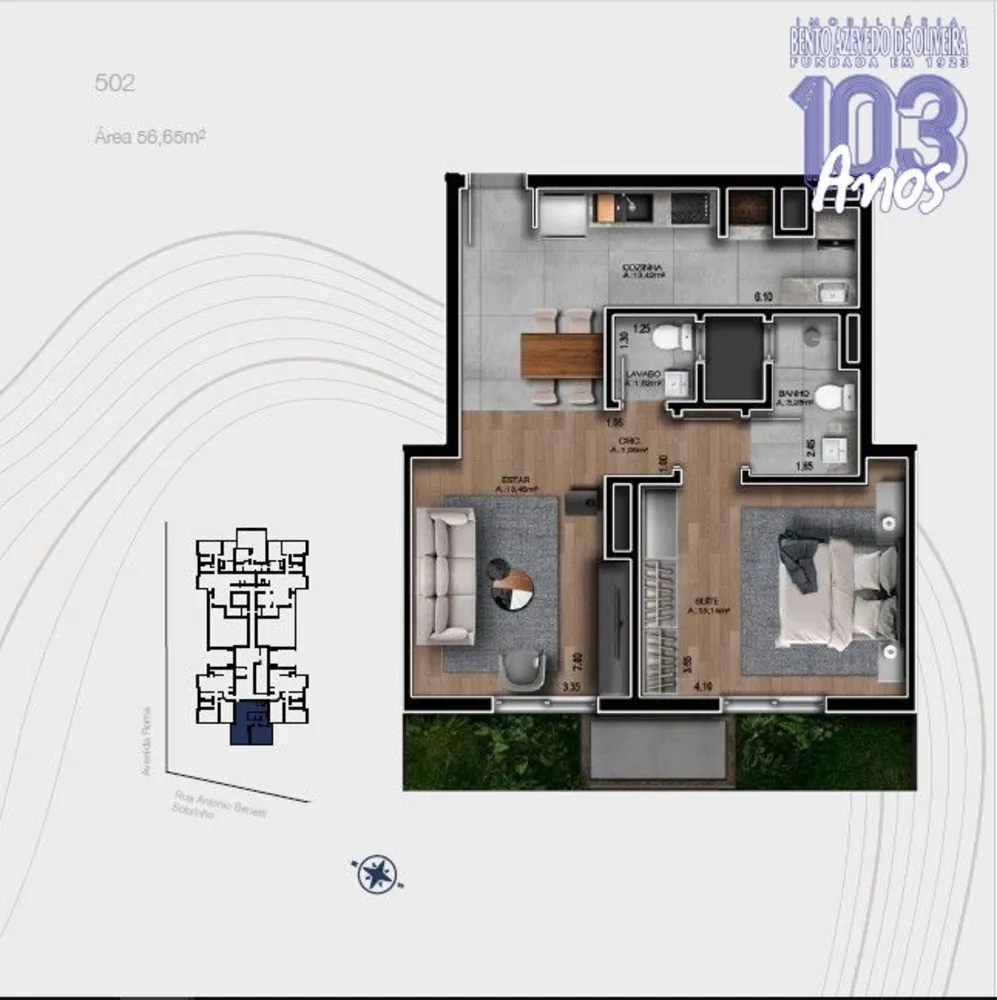 Apartamento, 2 quartos, 62 m² - Foto 5
