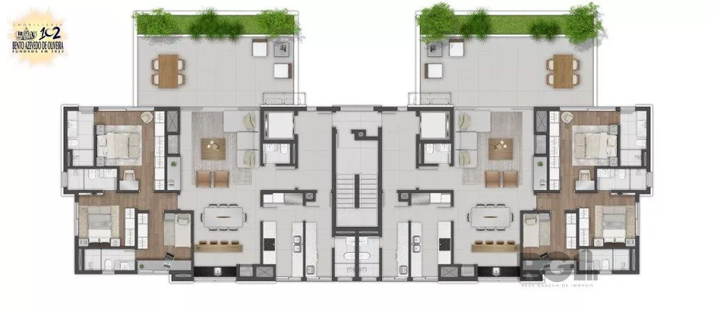 Cobertura, 3 quartos, 154 m² - Foto 6
