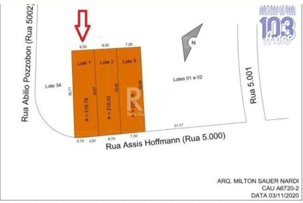 Terreno, 216 m² - Foto 1