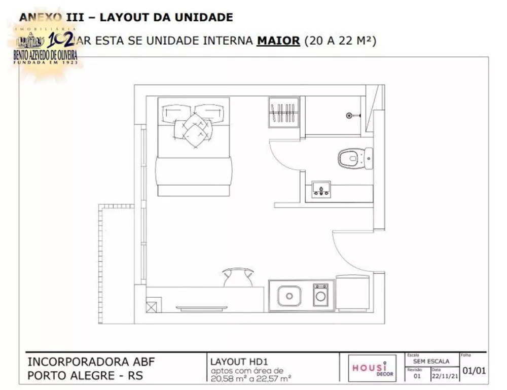 Apartamento, 24 m² - Foto 6
