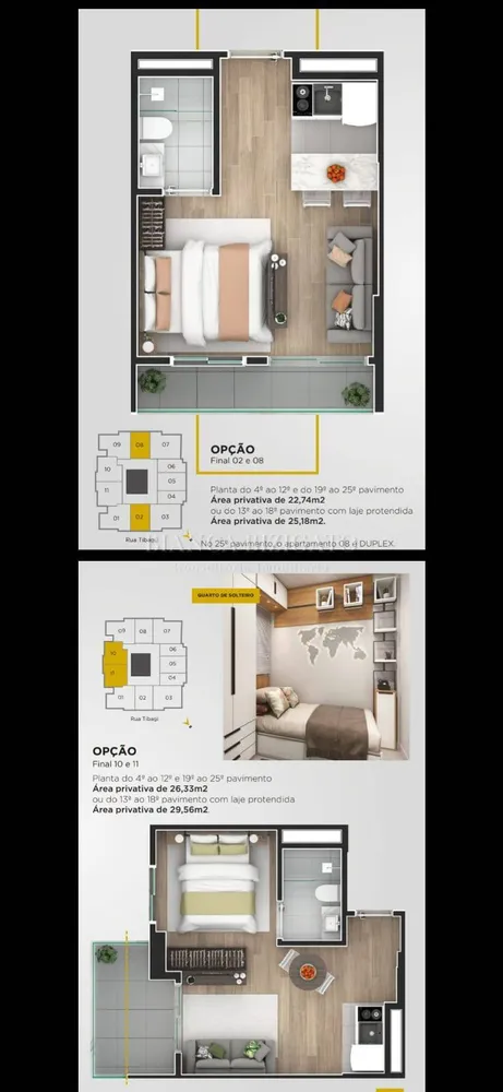 Apartamento, 1 quarto, 34 m² - Foto 2