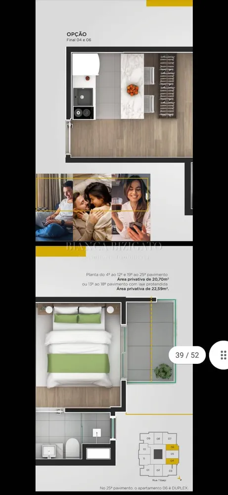 Apartamento, 1 quarto, 34 m² - Foto 3