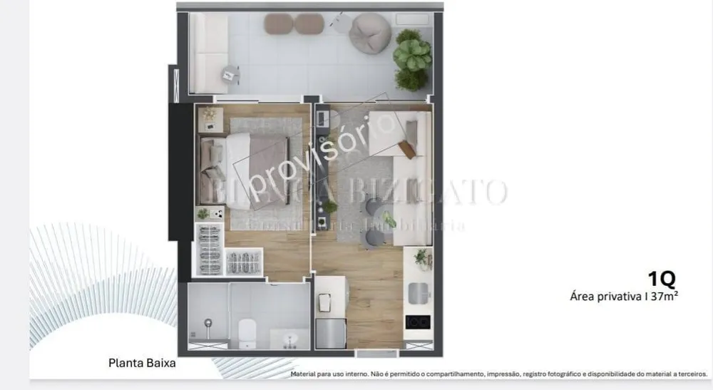 Apartamento, 1 quarto, 24 m² - Foto 4