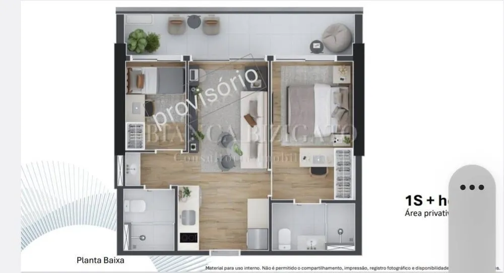 Apartamento, 1 quarto, 24 m² - Foto 11