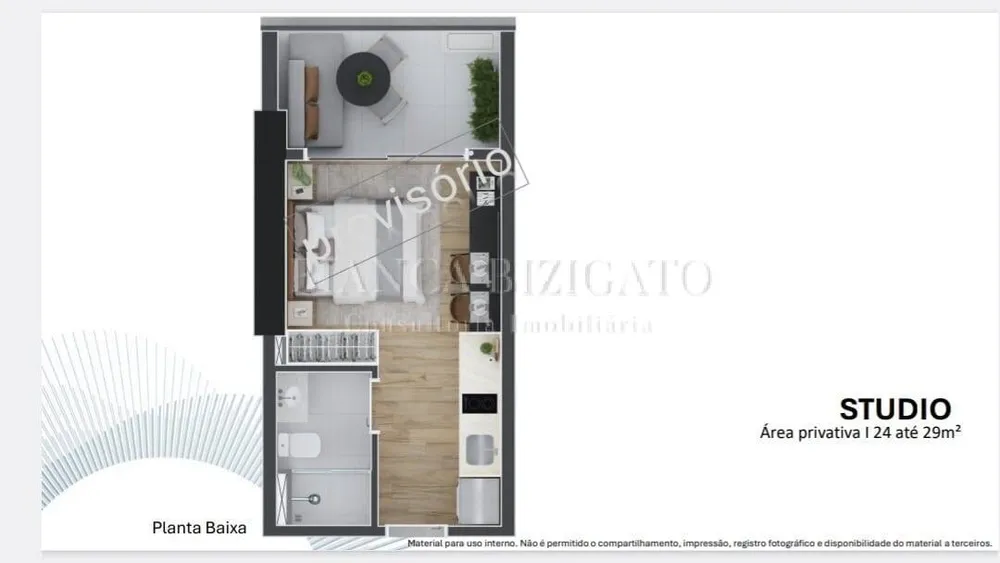 Apartamento, 1 quarto, 24 m² - Foto 14