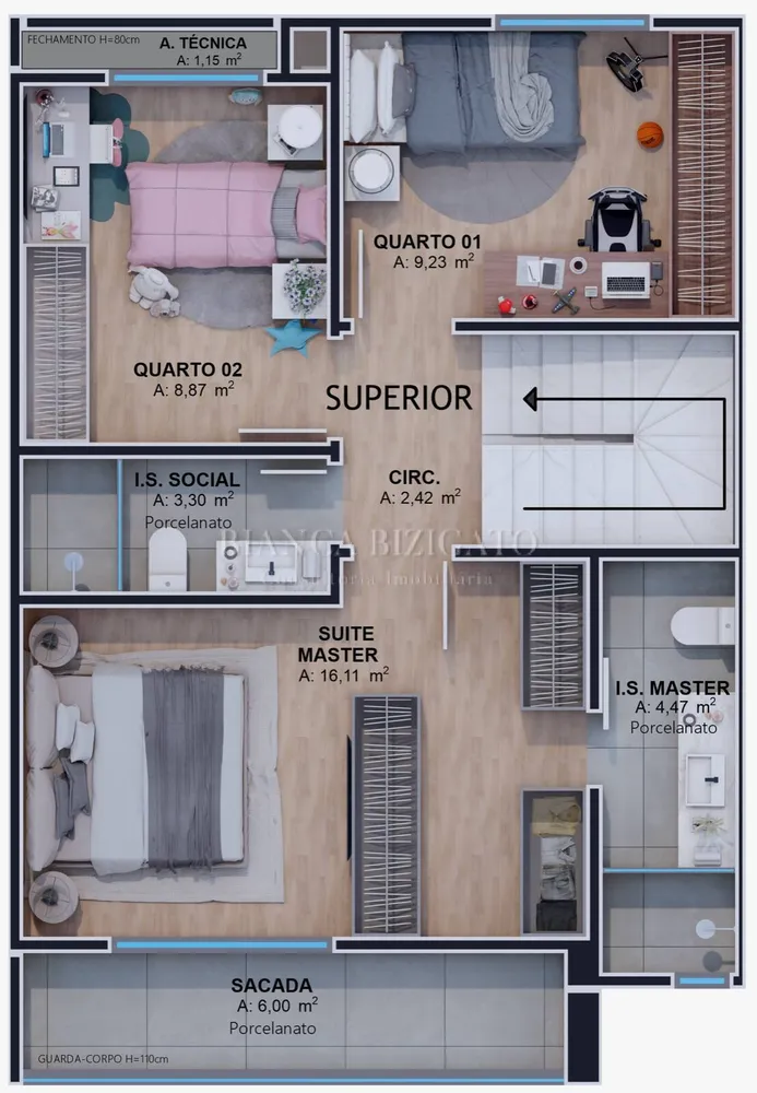 Casa, 3 quartos, 178 m² - Foto 3