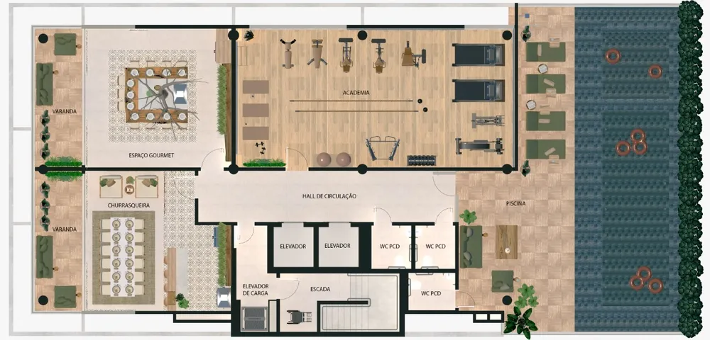 Apartamento, 2 quartos, 76 m² - Foto 2