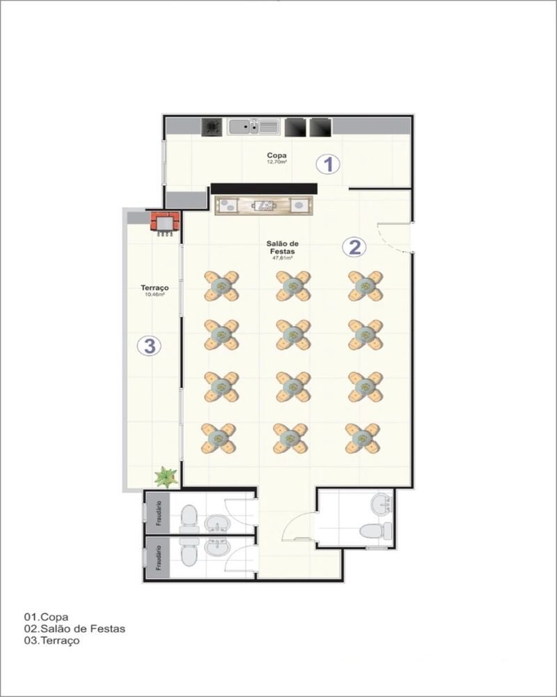 Apartamento, 1 quarto, 46 m² - Foto 4
