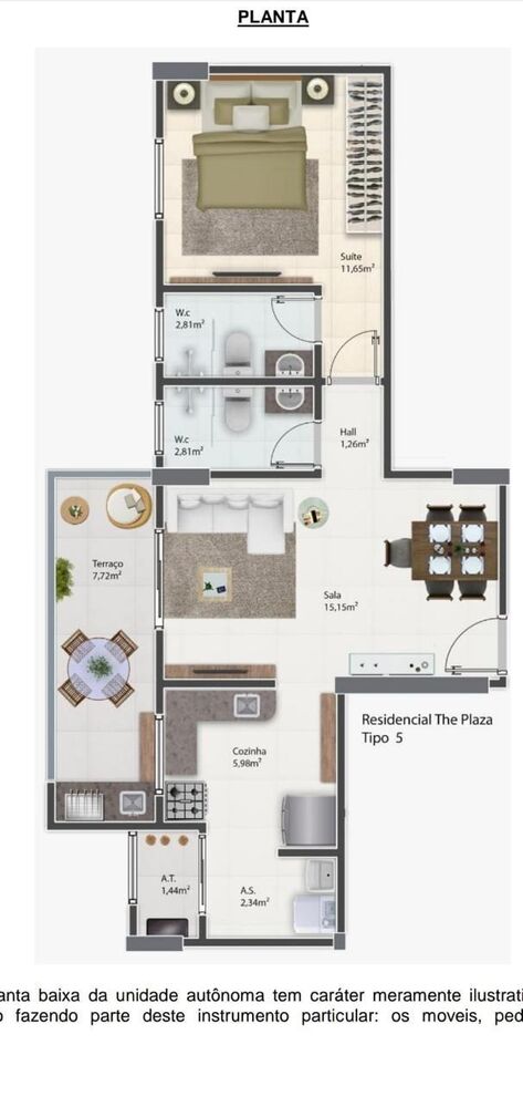 Apartamento, 1 quarto, 71 m² - Foto 12
