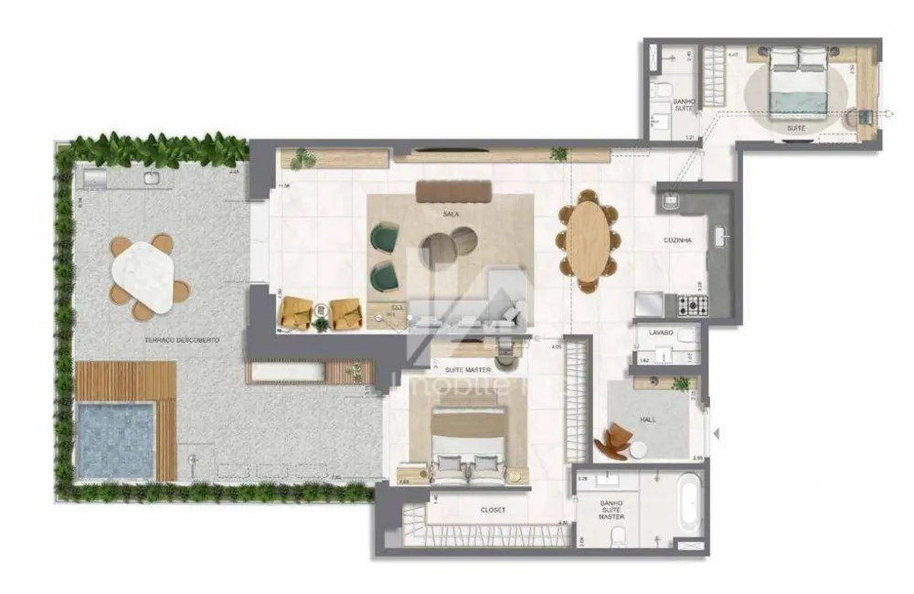 Apartamento, 2 quartos, 194 m² - Foto 3