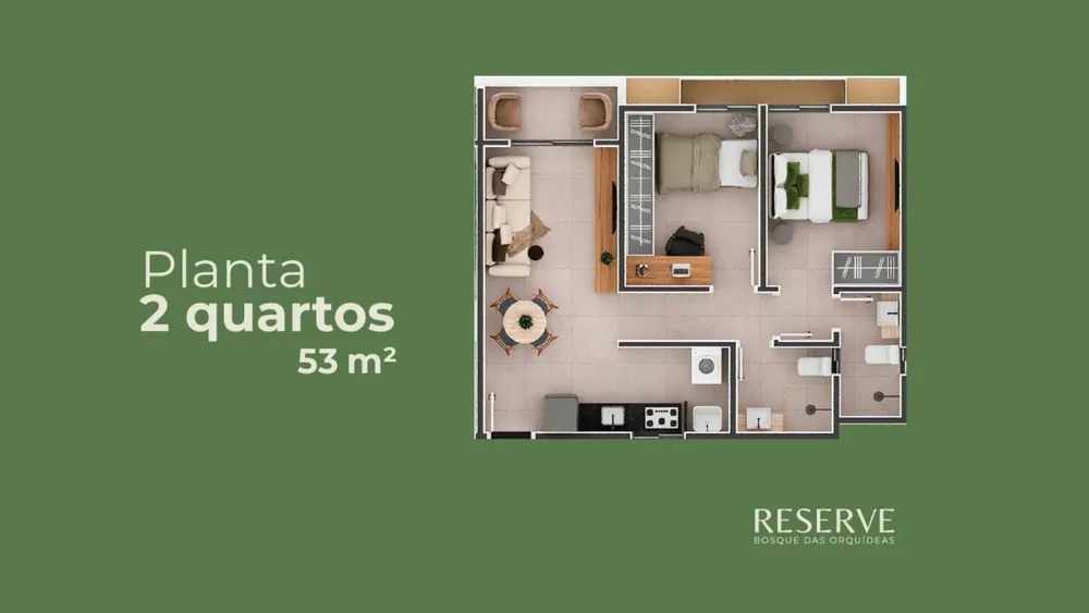 Apartamento, 2 quartos, 53 m² - Foto 2