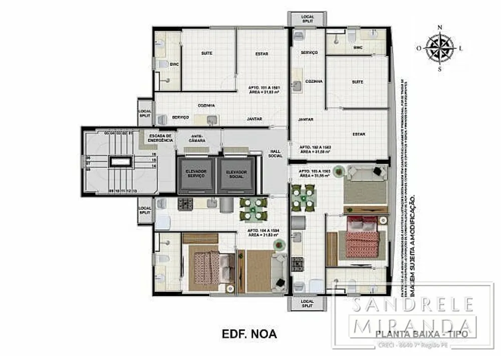 Apartamento, 1 quarto, 33 m² - Foto 8