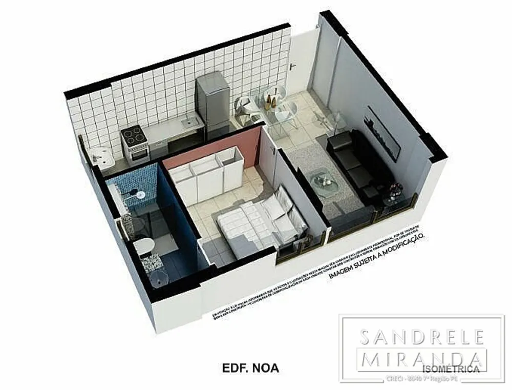 Apartamento, 1 quarto, 33 m² - Foto 9