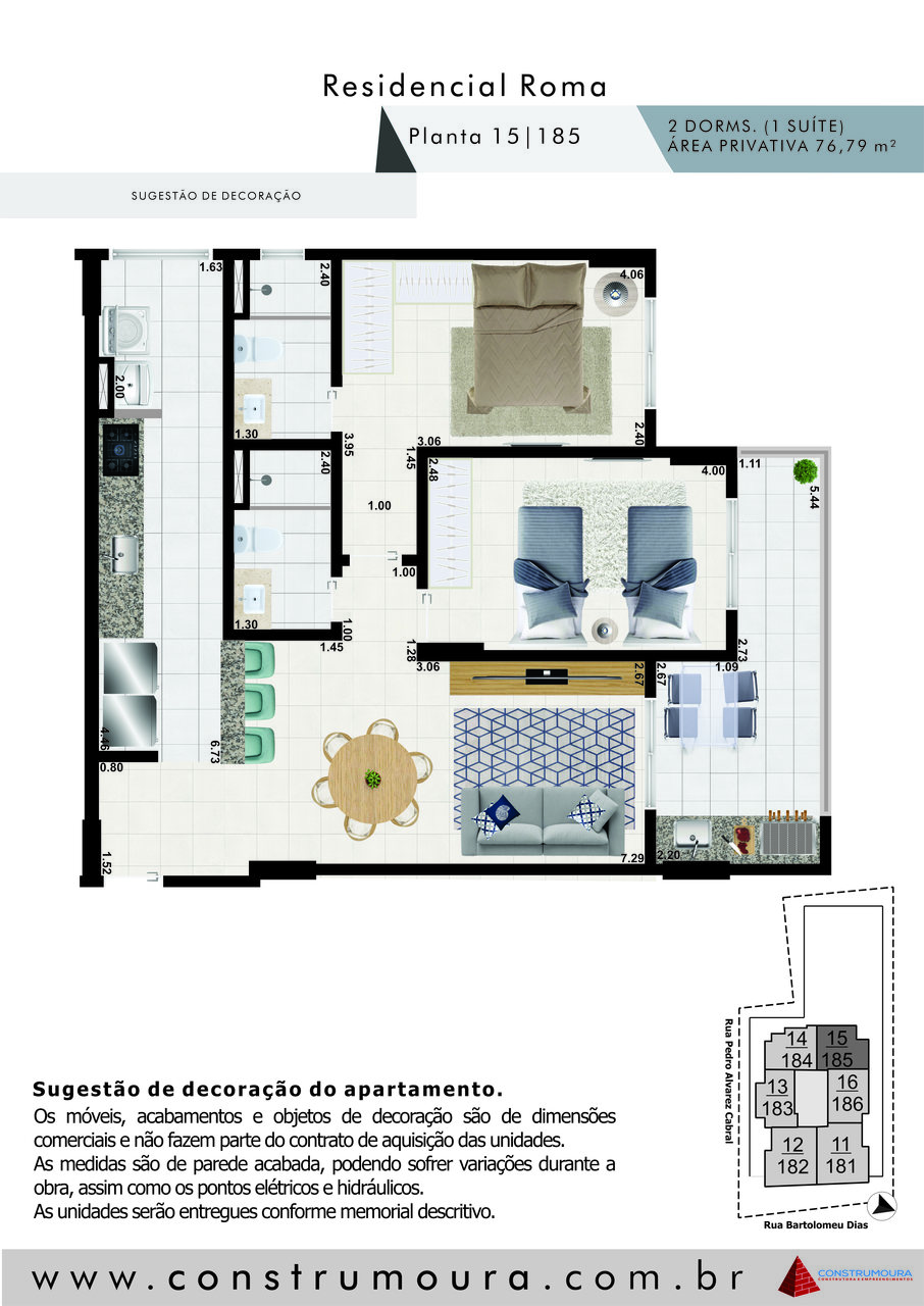 Apartamento à venda com 3 quartos, 107m² - Foto 7