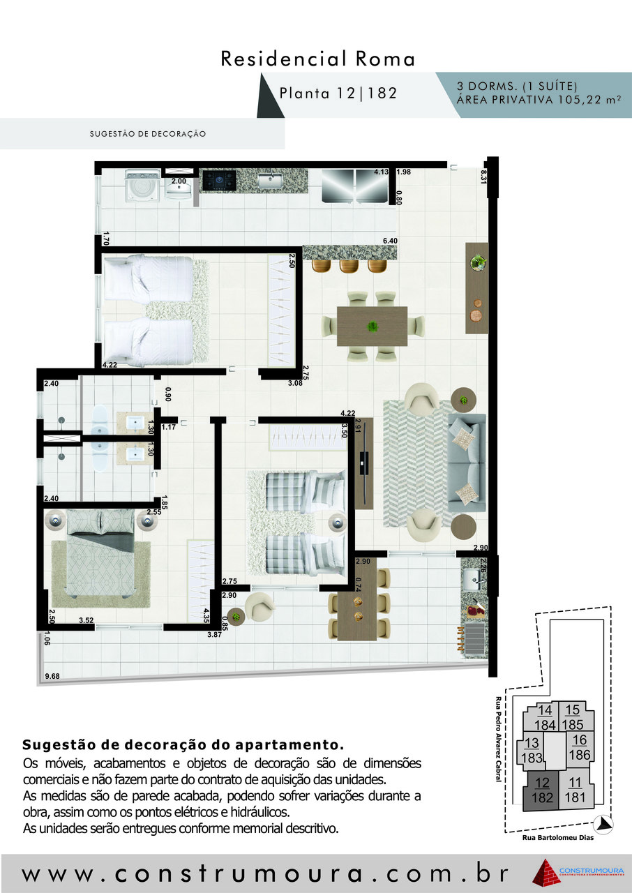 Apartamento à venda com 3 quartos, 107m² - Foto 16