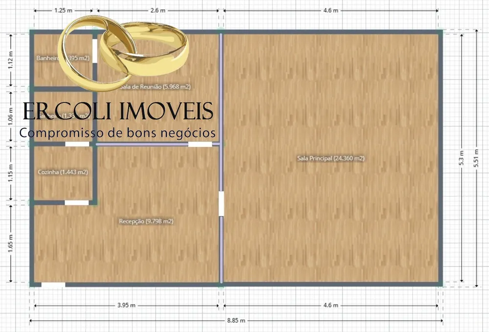 Sala-Conjunto, 50 m² - Foto 2