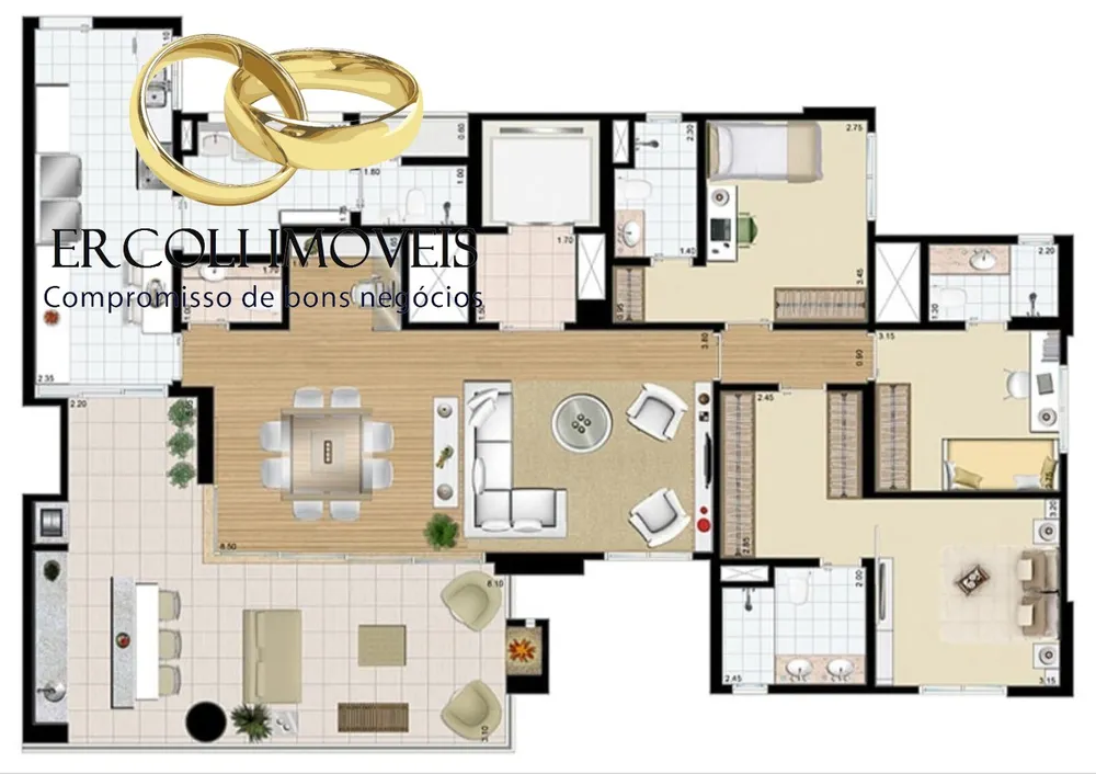Apartamento, 4 quartos, 171 m² - Foto 7