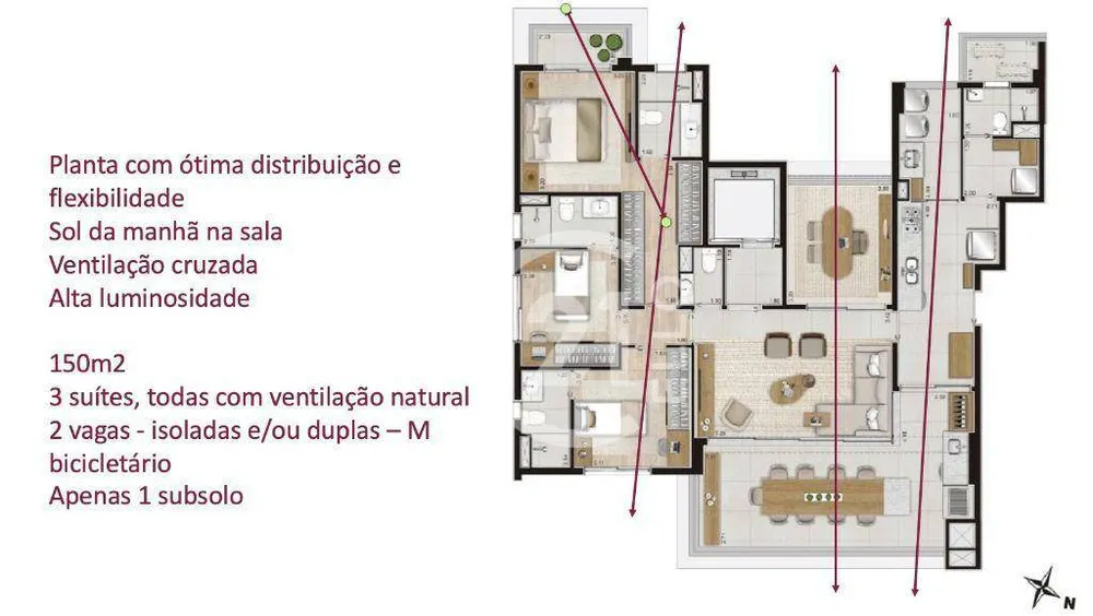 Apartamento, 3 quartos, 150 m² - Foto 16
