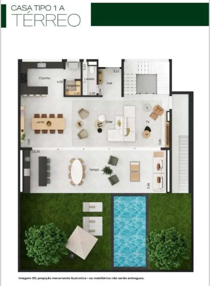 Casa de Condomínio, 4 quartos - Foto 6