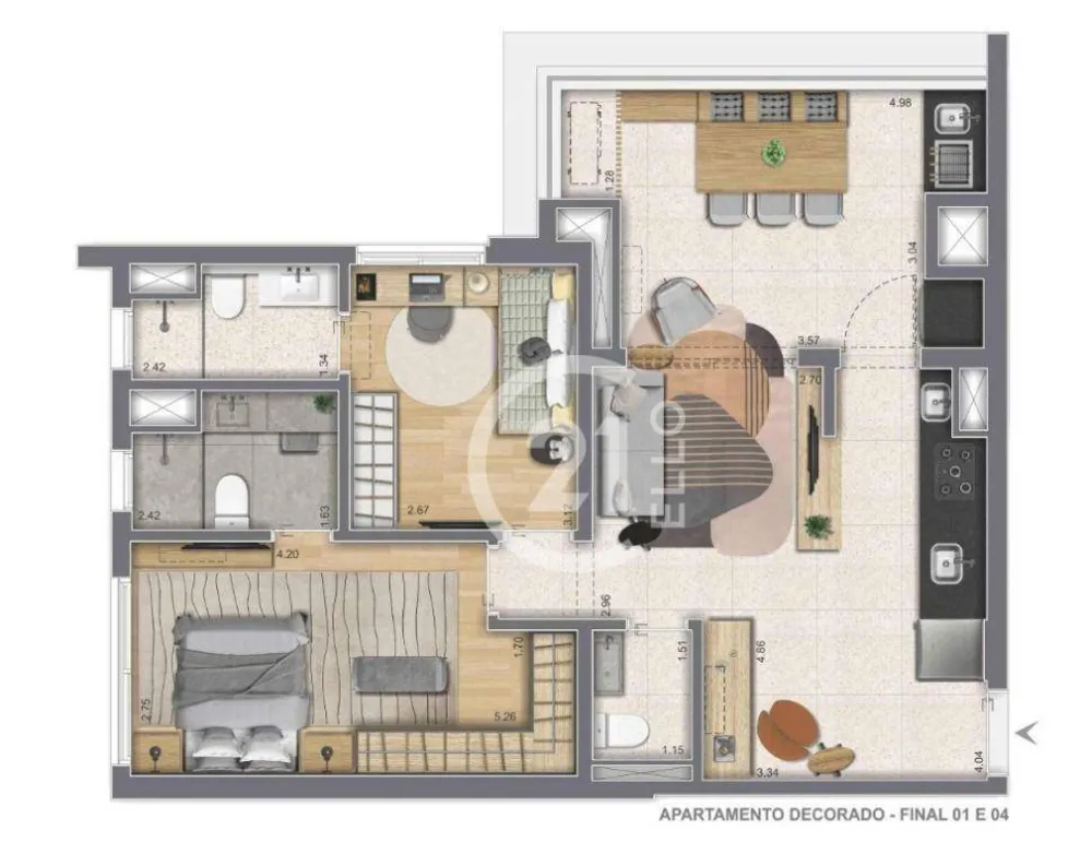 Apartamento, 2 quartos, 78 m² - Foto 9