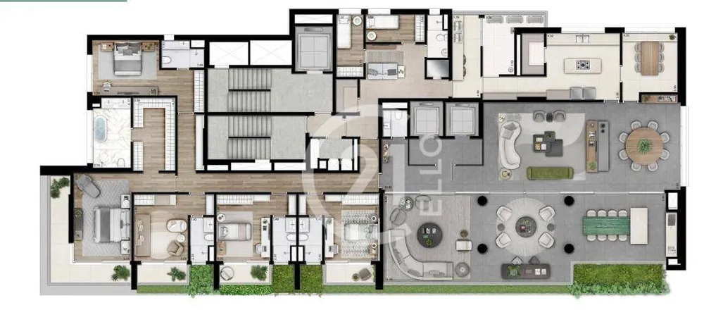 Apartamento, 5 quartos, 500 m² - Foto 6