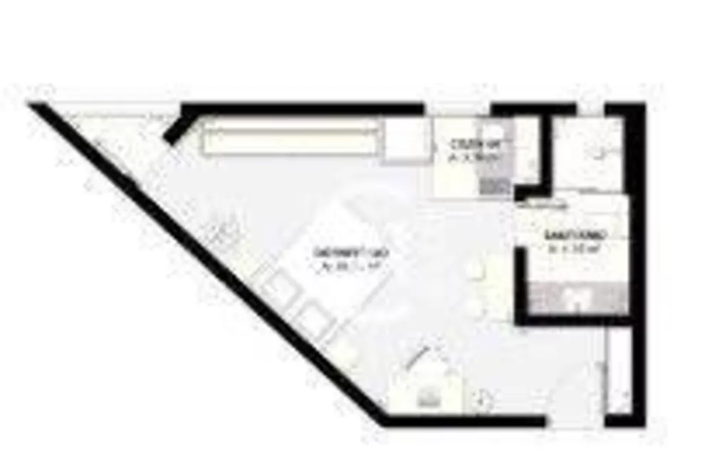 Apartamento, 1 quarto, 34 m² - Foto 2