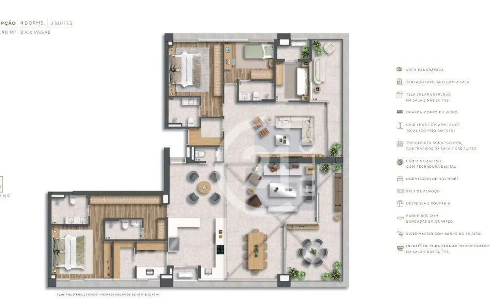 Apartamento, 2 quartos, 137 m² - Foto 7